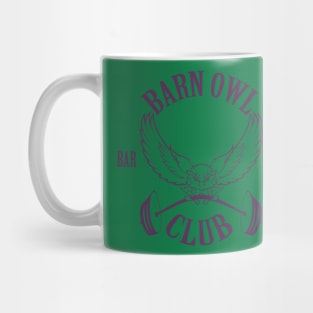 Barn Owl Barbell Club - Purple Mug